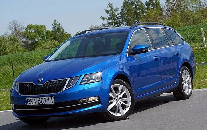 Skoda Octavia cena 71900 przebieg: 158000, rok produkcji 2019 z Sanok małe 704